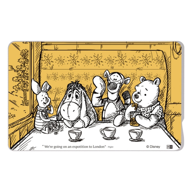Film "Christopher Robin" IC Karten Aufkleber Japan Disney Store