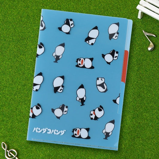 Transparente A5-Taschenmappe „Panda und kleiner Panda“ (Rollmappe) Studio Ghibli
