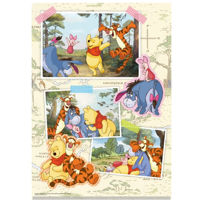 Winnie the Pooh Clear File E Japan Disney Store