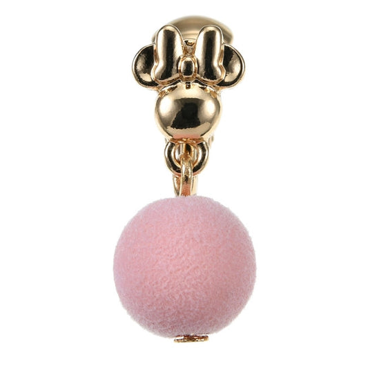 Minnie Ohrring (für ein Ohr) mit Flockenball Japan Disney Store