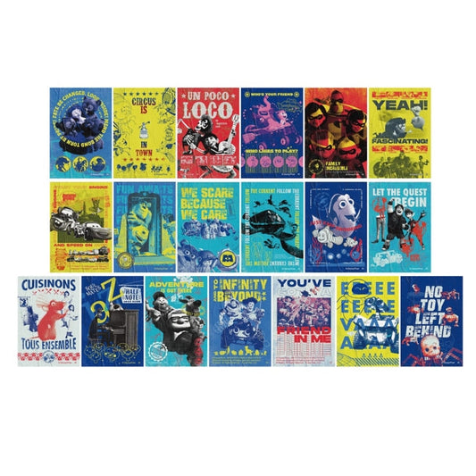 PIXAR Satin Sticker Collection (Poster) *insgesamt 19 Typen Japan Disney Store