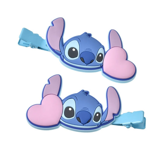 Stitch Haarspangen Set Farbclips Herz Japan Disney Store