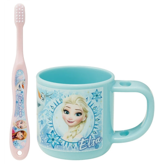 Die Eiskönigin 2 Becher mit Ständer & Zahnbürstenset Japan Disney Store