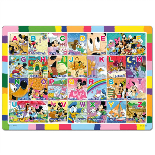 Mickey & Minnie Kinderpuzzle 52 Teile "Mickey und ABC spielen!" Japan Disney Store