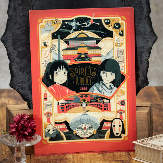 Chihiros Reise ins Zauberland Transparenter Retro-Rahmen Studio Ghibli