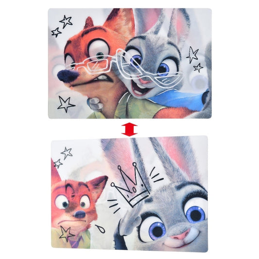 Judy Hopps & Nick Wilde Postkarte Selfie Lenticular Japan Disney Store