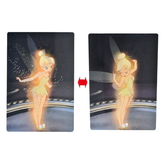 Tinkerbell Postkarte über dem Spiegel Lenticular Japan Disney Store
