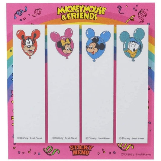 Sticky Notes Mickey & Friends Rainbow Japan Disney Store