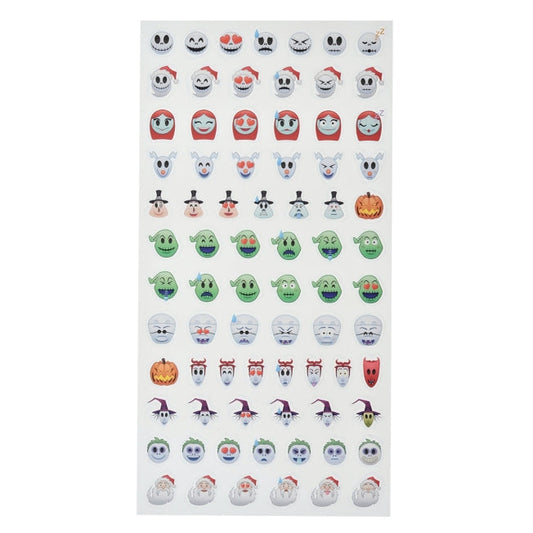 Tim Burton Nightmare Before Christmas Mini Icon Style Sticker Collection Japan Disney Store