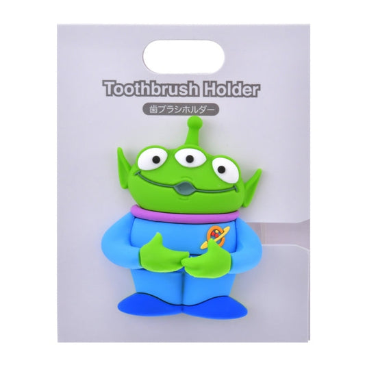 Little Green Men/Alien Zahnbürstenhalter mit Saugnapf Japan Disney Store