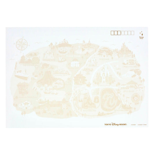 A4 Postkarte Tokyo Resort Japan Disney Store