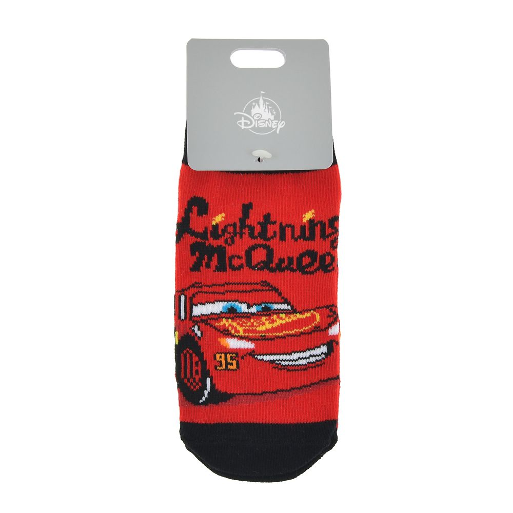 Lightning McQueen Kids' Ankle Socks 13-18 cm – Disney Pixar Cars, Name Logo