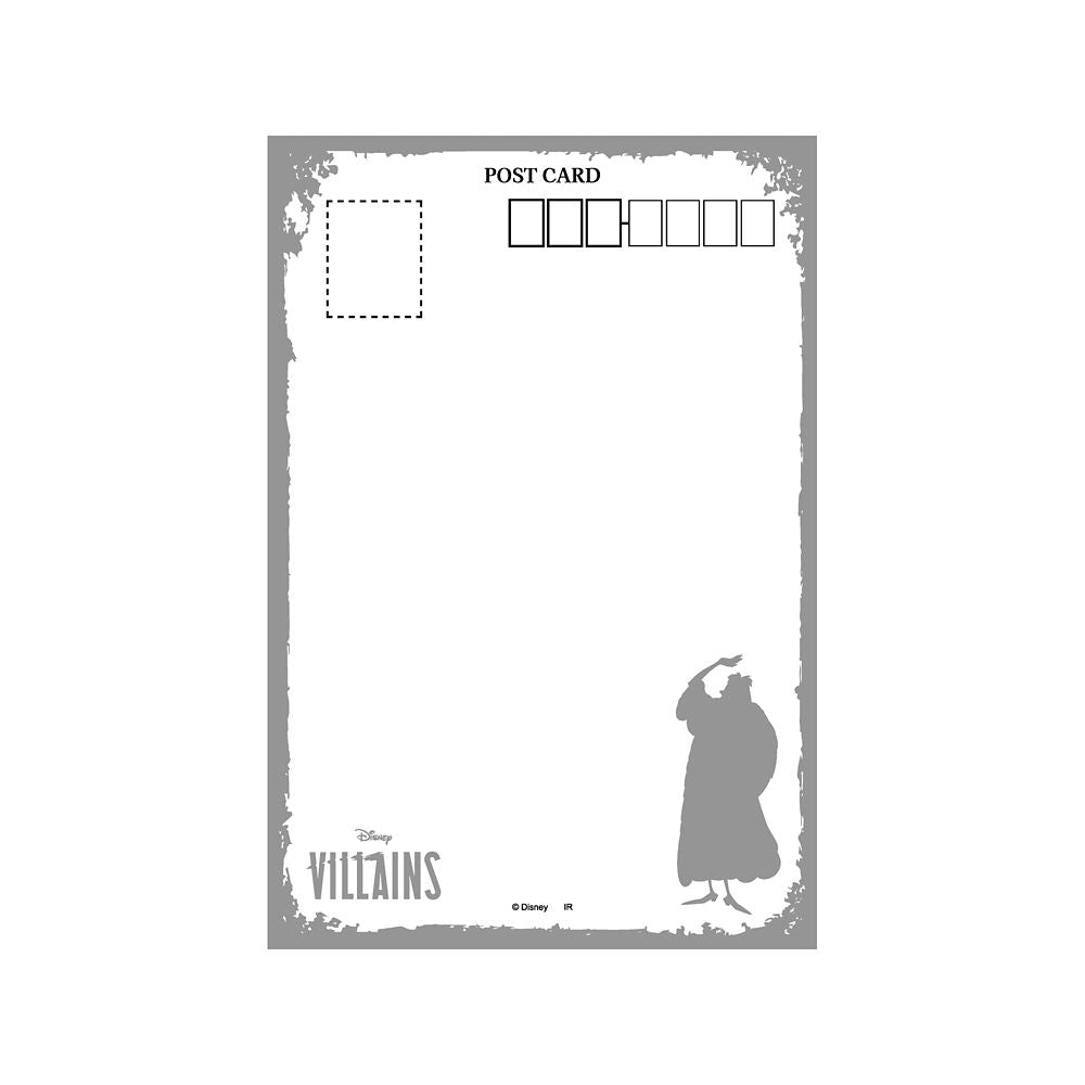 Power Word Villains Postkarte mit Goldfolie – Cruella (101 Dalmatiner)