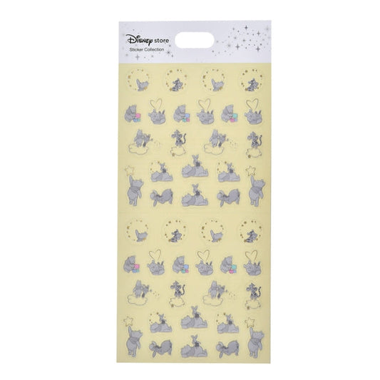 Aufklebersammlung โPooh & Friendsโ fรผr Notizbรผcher Japan Disney Store