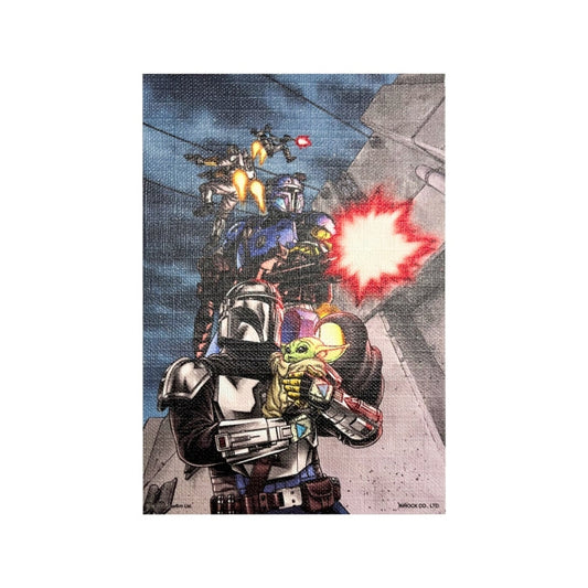 Star Wars The Mandalorian (Manga) Canvas Card B Japan Disney Store