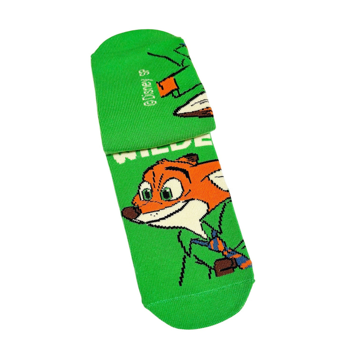 Nick Wilde Junior-Socken Grün, EU 25–33