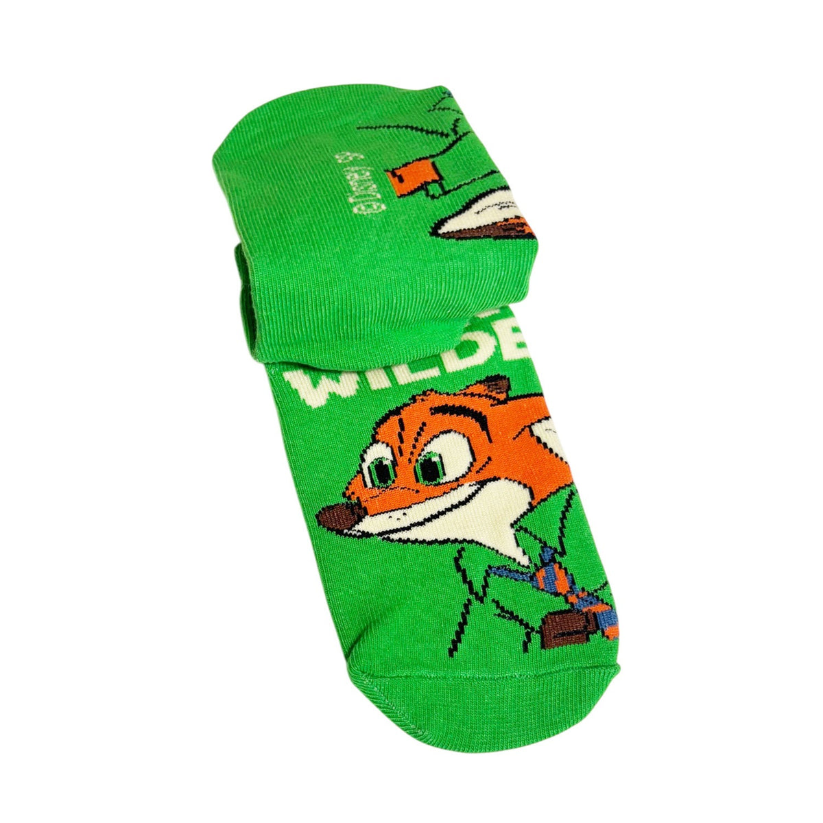 Nick Wilde Kinder-Socken Grün, EU 21–29