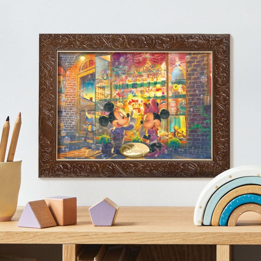 Mickey & Minnie leuchtendes Puzzle 108 Teile "Abenddämmerung im Spielzeugladen" Japan Disney Store