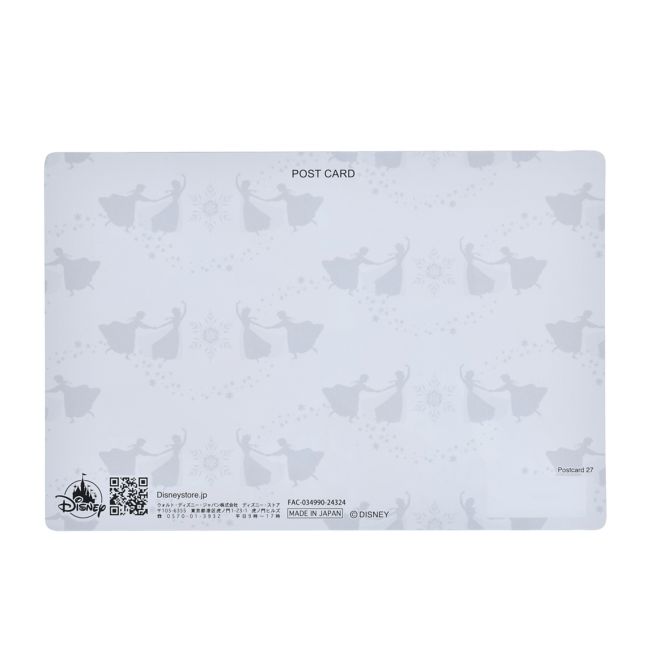 Anna & Elsa Eisburg Lenticular Postkarte Japan Disney Store