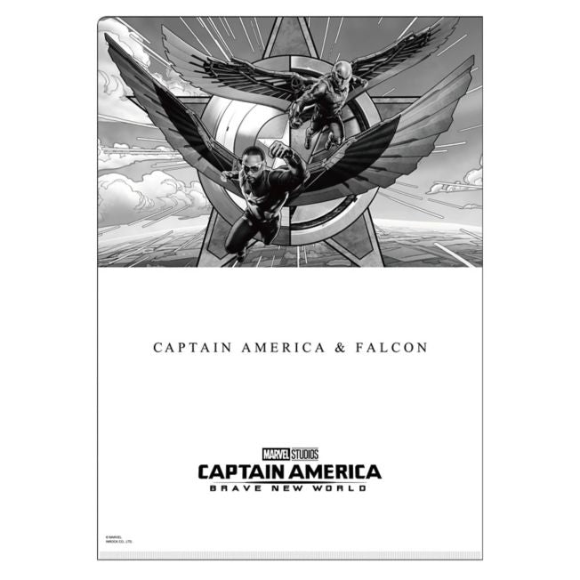 Captain America: Brave New World Clear File Japan Disney Store
