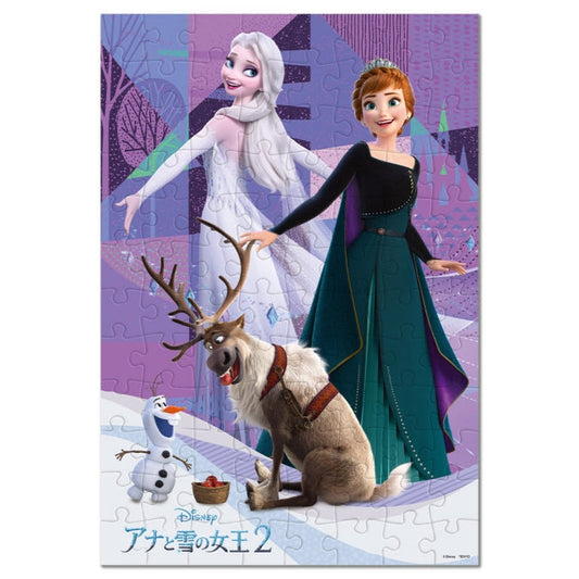 Die Eiskรถnigin 2 Kinderpuzzle 96 Teile "Zwei Kรถniginnen" Japan Disney Store