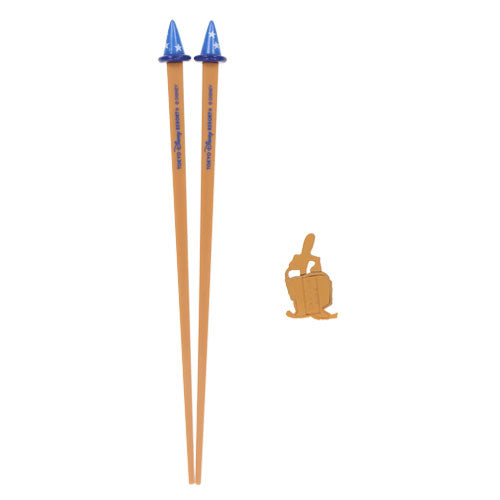 Mickey Mouse Fantasia Broom Chopstick Set - Tokyo Resort