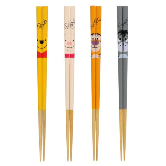 4er Set Winnie the Pooh Essstäbchen Tokyo Resort Japan Disney Store