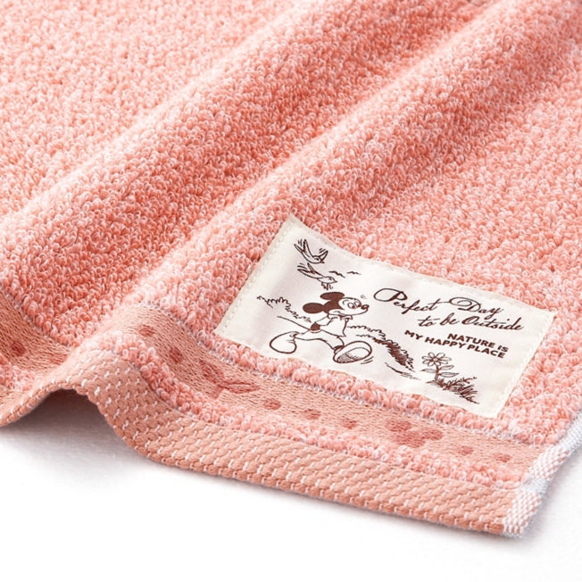 Mickey Mouse Rosé Naturfarbenes Handtuch Japan Disney Store