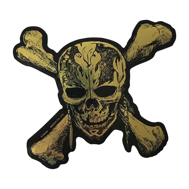 Pirates of the Caribbean Metallic Sticker Japan Disney Store