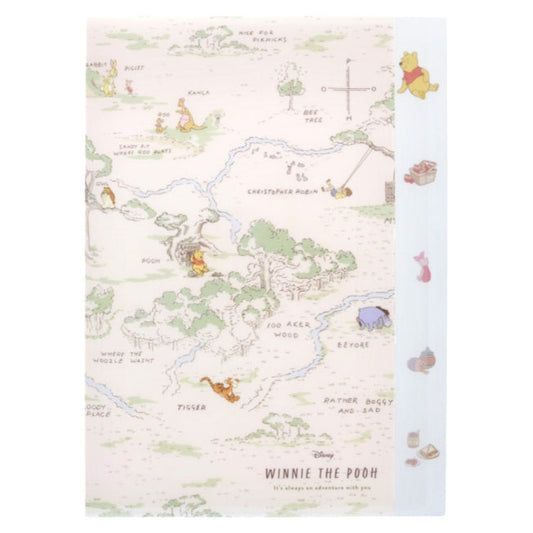 Winnie the Pooh Clear File 5P Japan Disney Store