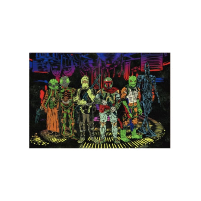 Star Wars-Postkarte unter der Erde Japan Disney Store