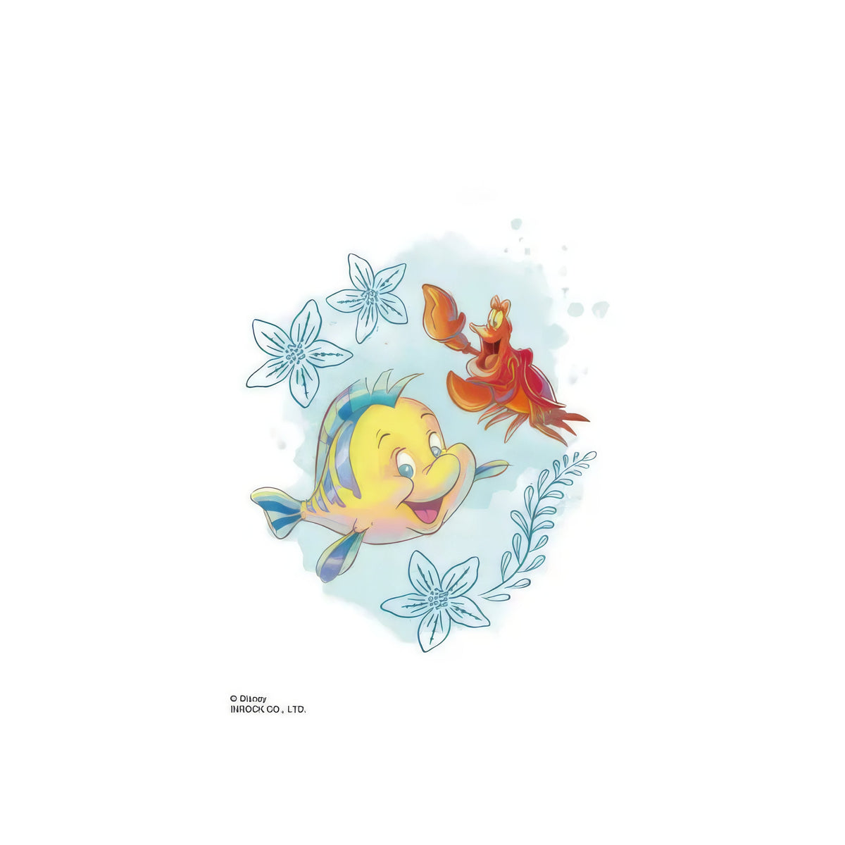 Die kleine Meerjungfrau Pata Pata Memo - Notizbuch Japan Disney Store