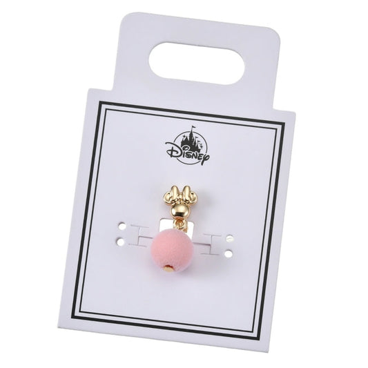 Minnie Ohrring (für ein Ohr) mit Flockenball Japan Disney Store