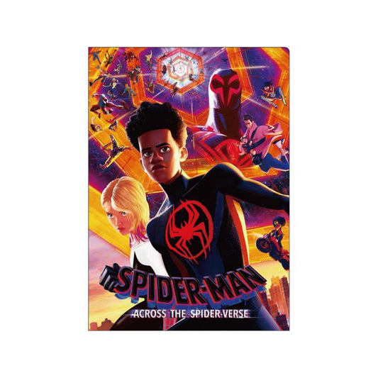 Spider-Verse W-Pocket Clear File B Japan Disney Store
