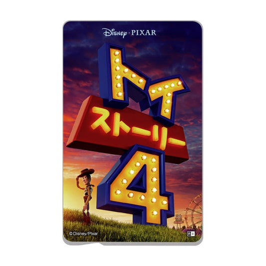 Toy Story 4 IC-Kartensticker Toy Story 4 Poster Japan Disney Store