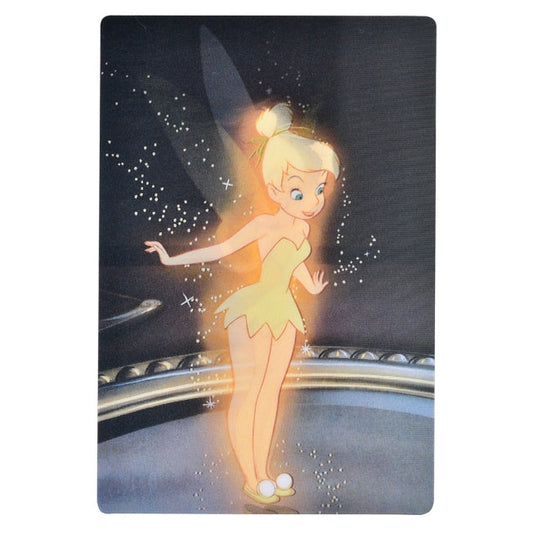 Tinkerbell Postkarte über dem Spiegel Lenticular Japan Disney Store