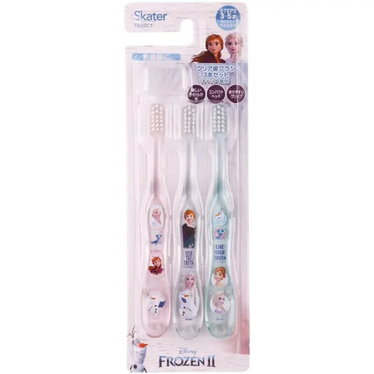 Frozen Zahnbürste Clear 3er-Set Japan Disney Store