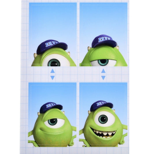 Mike Fotoaufkleber Sticker Collection Japan Disney Store