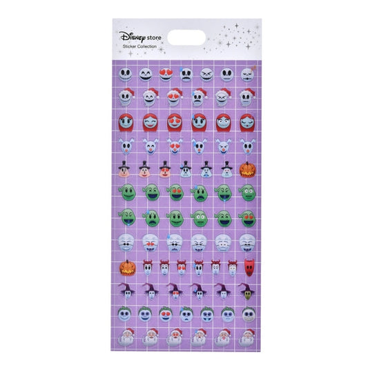 Tim Burton Nightmare Before Christmas Mini Icon Style Sticker Collection Japan Disney Store