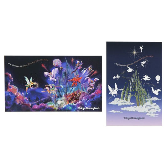 Postkarte 2 Stรผck Cinderella Schloss Tokyo Resort Japan Disney Store