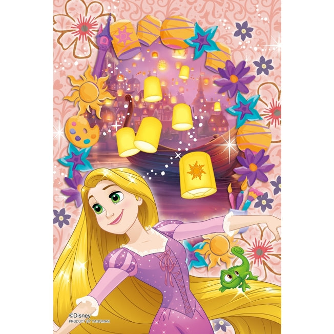 Yano Man Rapunzel Petit (Transparent Pieces) 70 Piece Happiness Frame Japan Disney Store