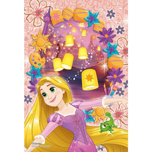 Yano Man Rapunzel Petit (Transparent Pieces) 70 Piece Happiness Frame Japan Disney Store