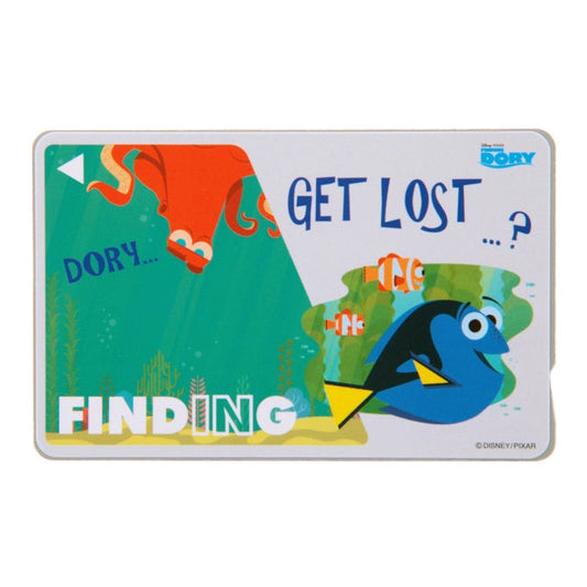Findet Dorie IC-Karten Aufkleber Dori & Hank Japan Disney Store