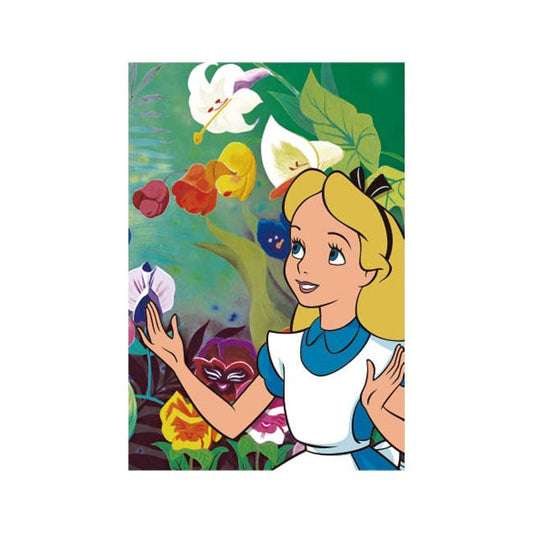 Alice im Wunderland Blume Postkarte Japan Disney Store