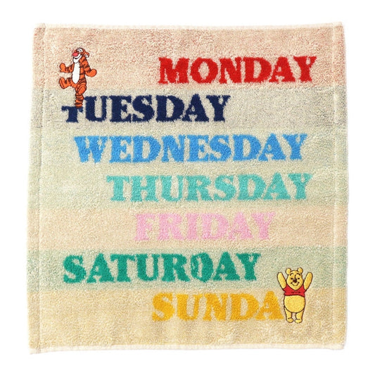 Winnie the Pooh Waschlappen Weekly Japan Disney Store
