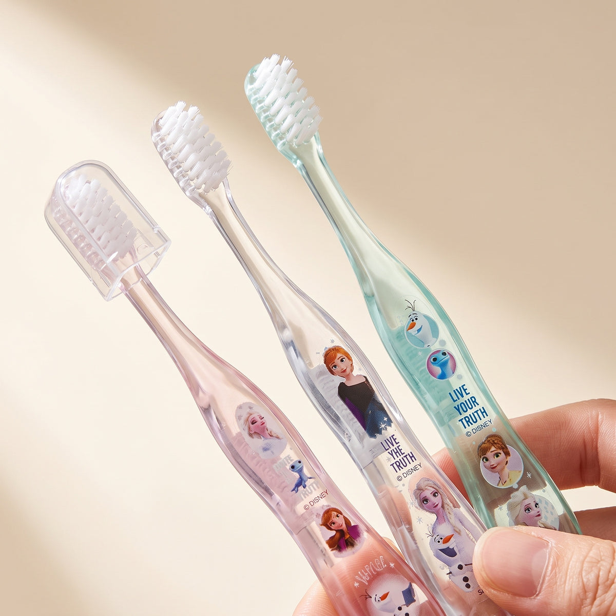 Frozen Zahnbürste Clear 3er-Set – Detail