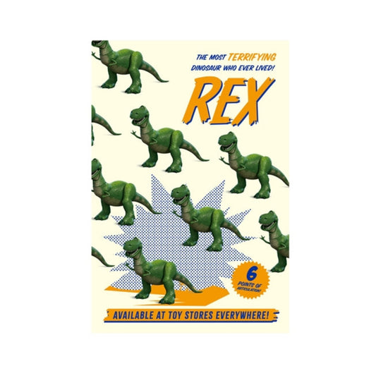 Toy Story Rex Charakter - Postkarte Japan Disney Store