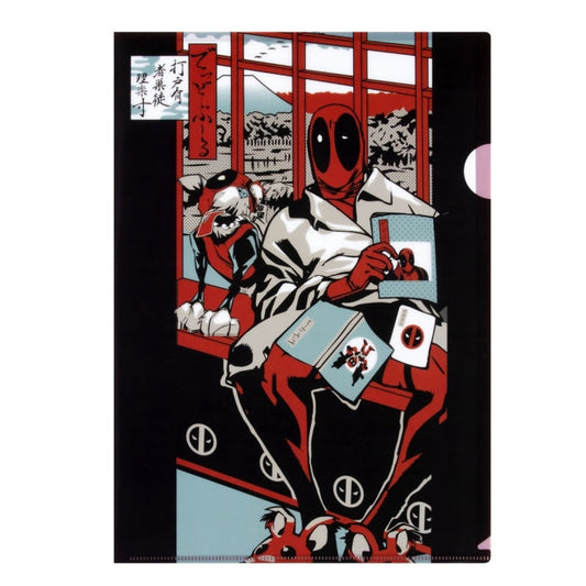 Marvel Deadpool Clear File Japan Disney Store