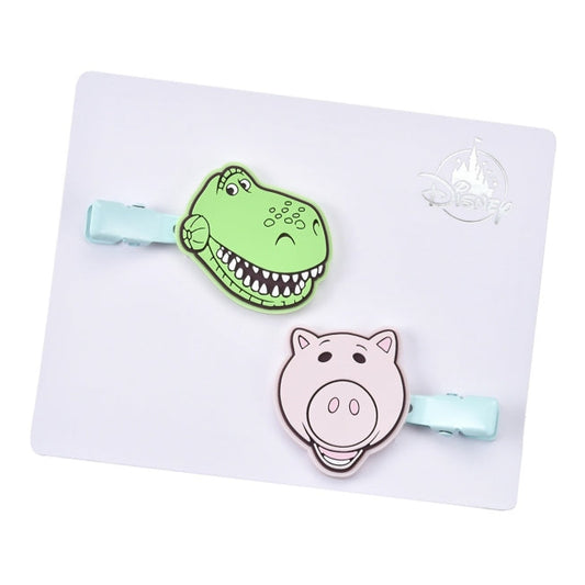 Rex & Hamm Haarspangen Set Farbclips Japan Disney Store