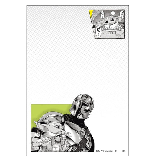 Mandalorian (Manga) Patapata Memo Japan Disney Store